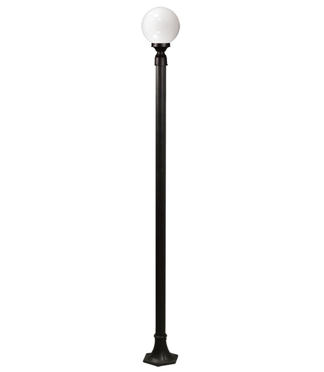 3 meter puting ikot asul na lamp post, 4-arm 5-ball lamp post, outdoor garden passage community lamps